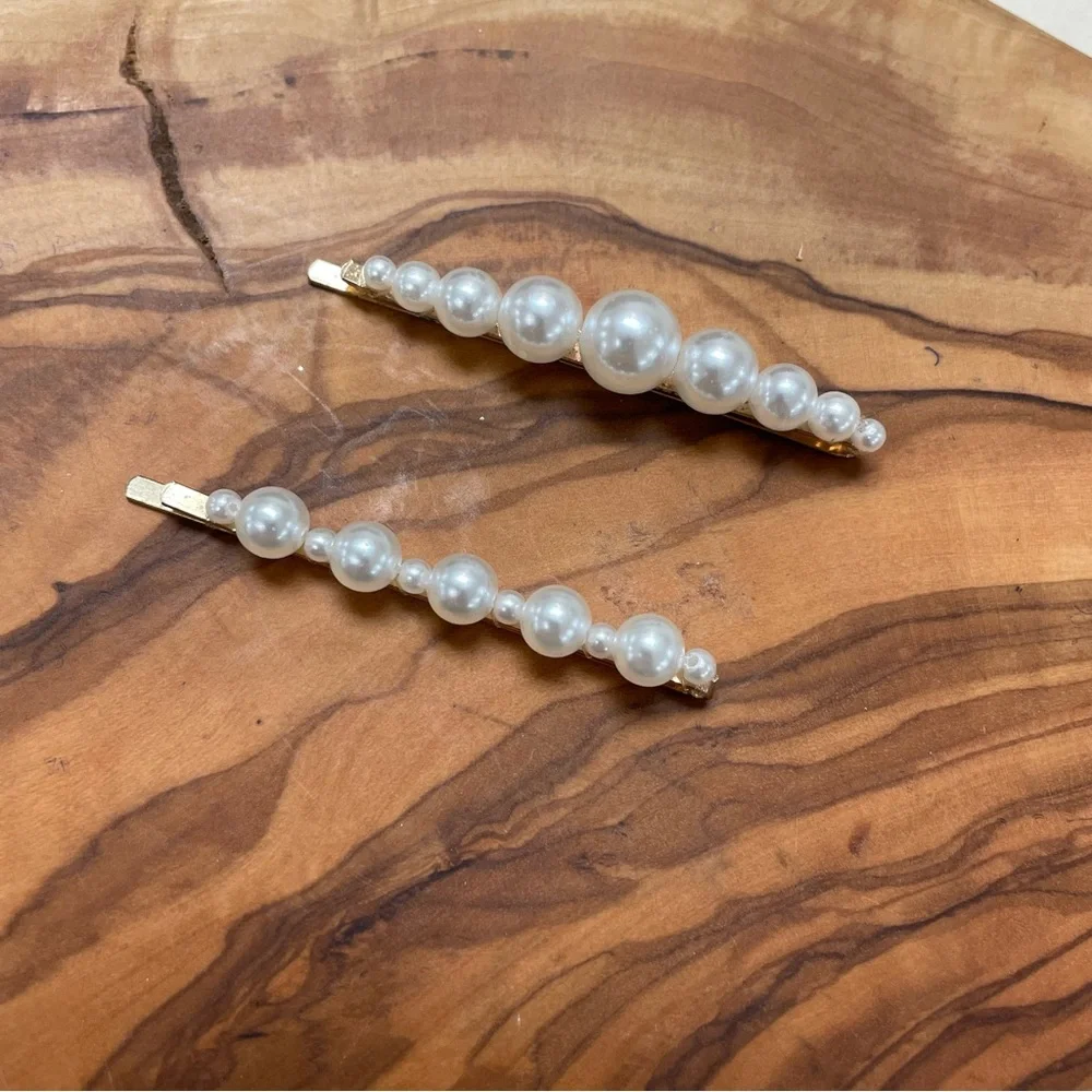 Chic Pearl Hair Clips Pins